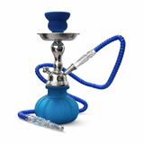 10" Compact Glass Hookah with Hose & Accessories