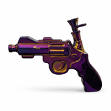 Fortune Glass Bong Fortune | 8″ Electroplated Revolver Waterpipe Fortune | 8″ Electroplated Revolver Waterpipe