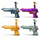 Fortune 8" Desert Eagle Electroplated Glass Waterpipe