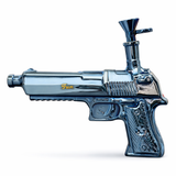 Fortune 8" Desert Eagle Electroplated Glass Waterpipe