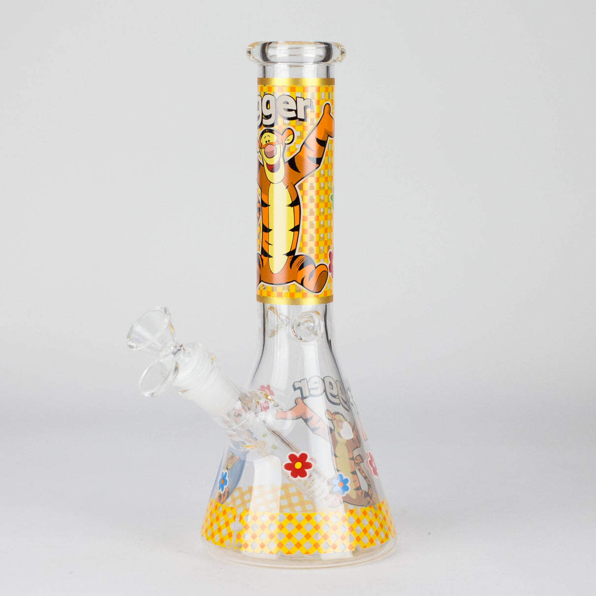 10" Cute Animals Design Beaker Glass Bong