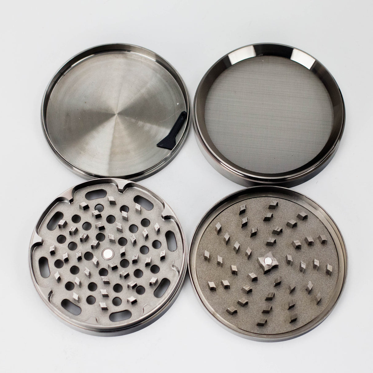 NIBO Distribution Regular Grinder Zinc Gun Metal HIT Grinder 100mm 4pts Zinc Gun Metal HIT Grinder 100mm 4pts