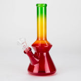7" Assorted Rasta Mini Bong with 14 mm Bowl Stem