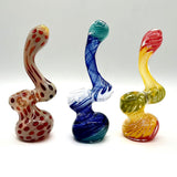 Glass mini bubbler 5" Assorted design