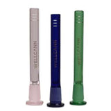Wellcann | 5.5"Colored Glass Downstems With Gold Logo