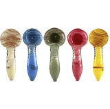 Super Supplys Inc Glass Pipe 3" Glass Hand Pipe – Assorted Colors-2CT 3" Glass Hand Pipe – Assorted Colors-2CT