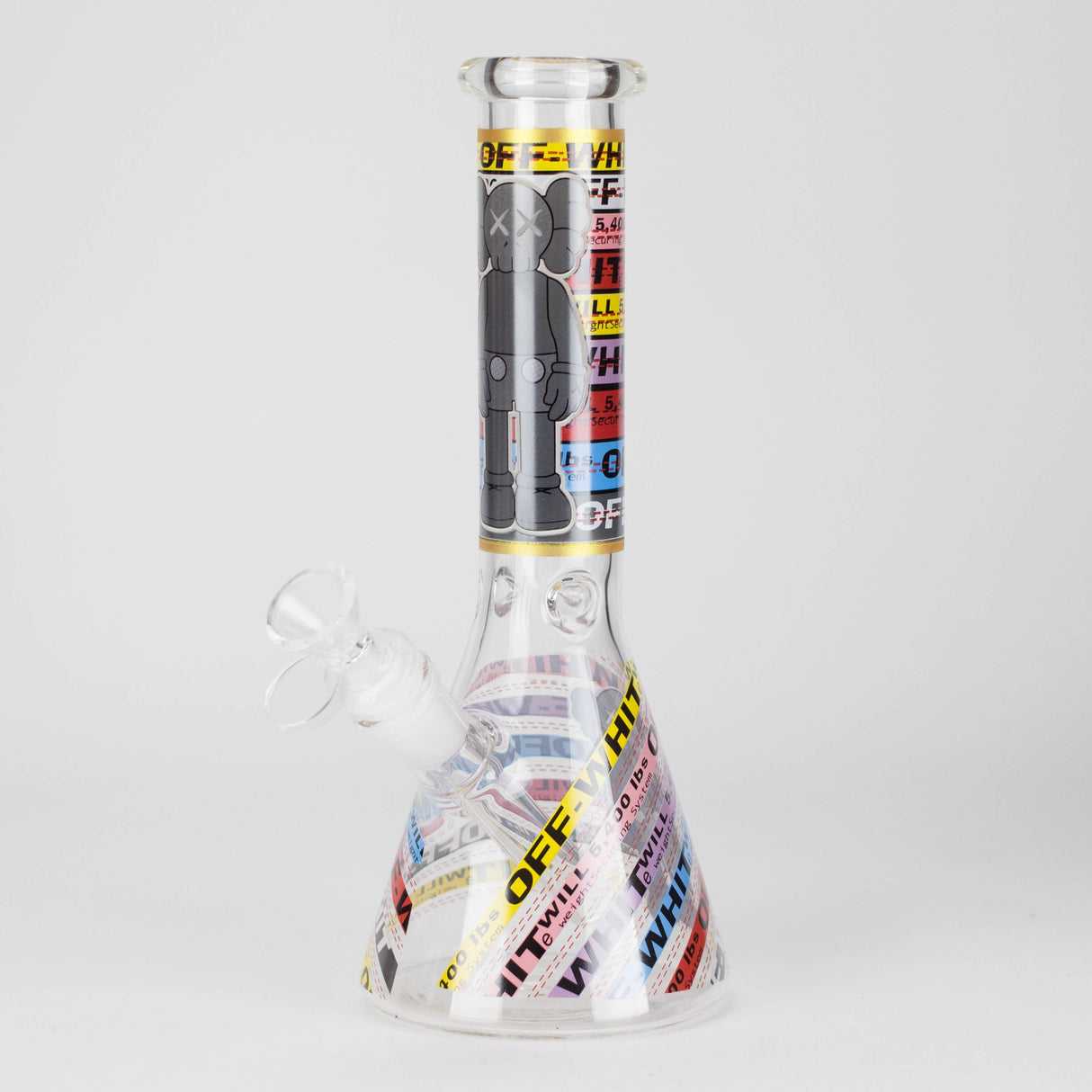 10" Companion Design Glass Beaker Bong