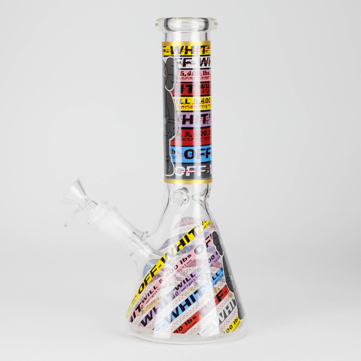 10" Companion Design Glass Beaker Bong