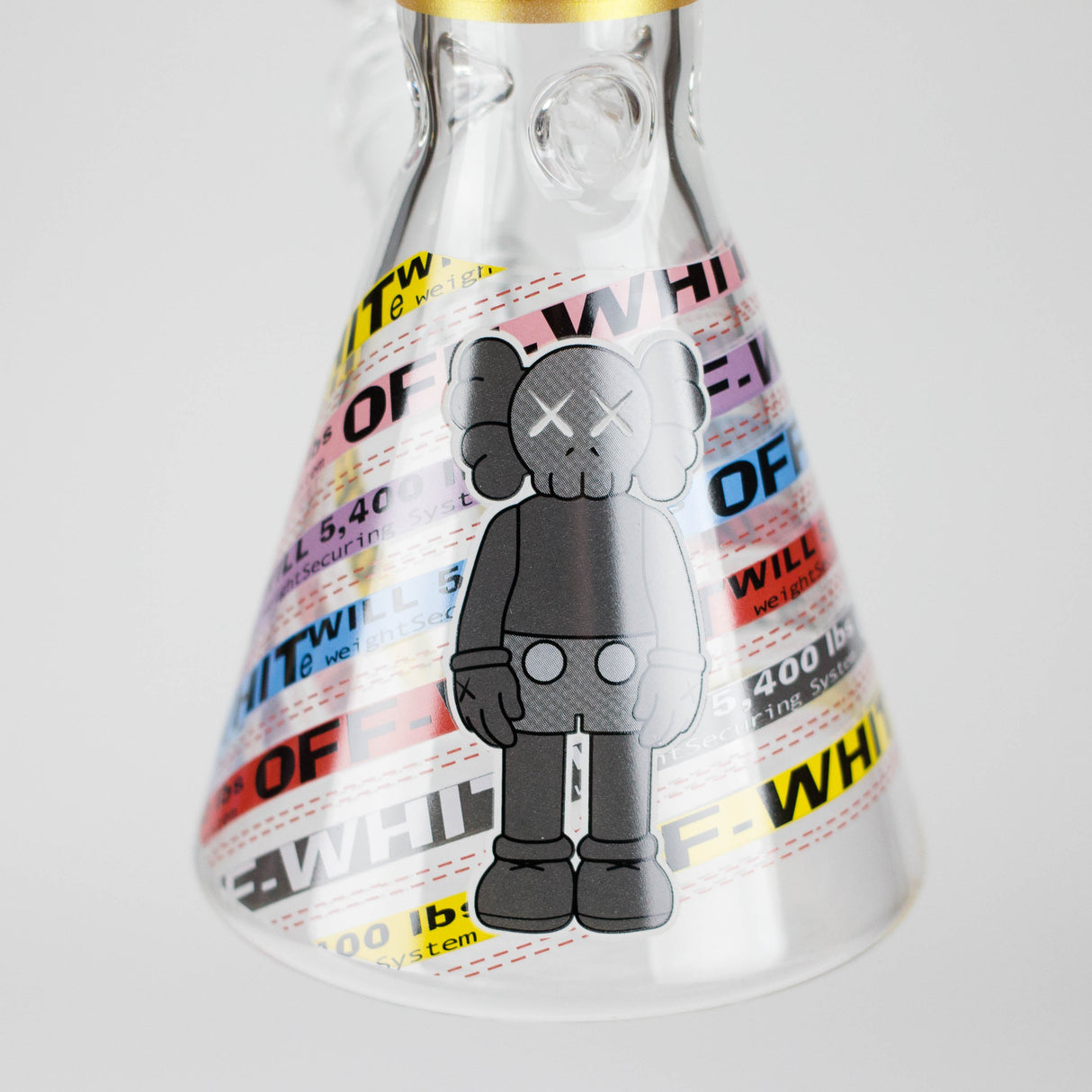 10" Companion Design Glass Beaker Bong