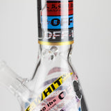 10" Companion Design Glass Beaker Bong