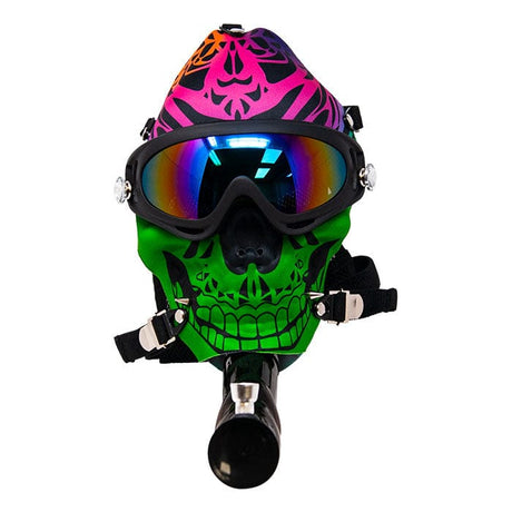Maple Craft Inc Acrylic Bong Toke While Skiing Colorful Mask Bong Toke While Skiing Colorful Mask Bong