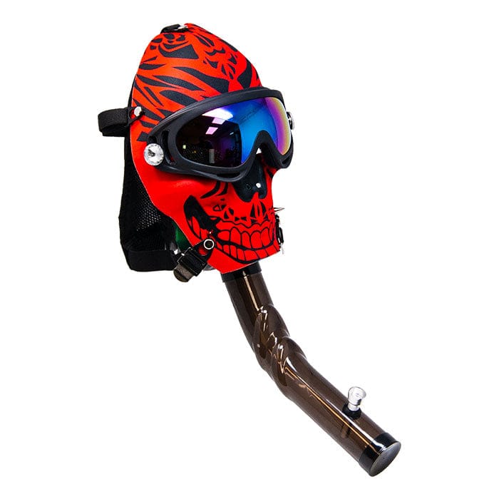 Maple Craft Inc Acrylic Bong Toke While Skiing Red Mask Bong Toke While Skiing Red Mask Bong