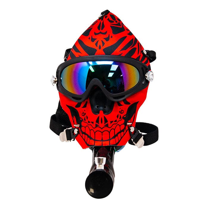 Maple Craft Inc Acrylic Bong Toke While Skiing Red Mask Bong Toke While Skiing Red Mask Bong