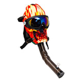 Maple Craft Inc Acrylic Bong Toke While Skiing Fiery Ice Mask Toke While Skiing Fiery Ice Mask