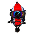 Maple Craft Inc Acrylic Bong Toke While Skiing Stripe Mask Bong Toke While Skiing Stripe Mask Bong