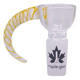 Maple Glass | Wave Horn  Bowl 14mm