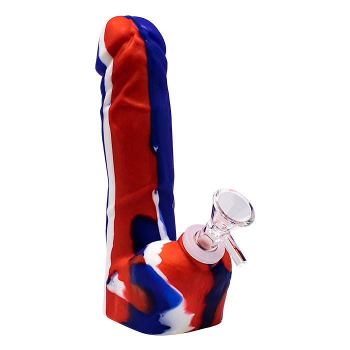 7" Penis Shaped Silicone Bong