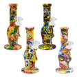 Maple Craft Inc Resin · Silicone · Plastic Bong 8.5" Assorted Comic Graphic Silicone Bong 8.5" Assorted Comic Graphic Silicone Bong