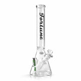 Fortune | 18" Beaker Bong – 7mm w/ Lighter Holder