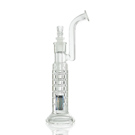 PINNACLE DISTRIBUTORS INC. Glass Bong Pure Glass 12" Trumpet Neck Glycerin Water Pipe Pure Glass Zero 12" Freezable Bubbler | Canada