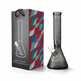 12.5” Diamond Beaker Bong – 7mm Thick Glass w/ Gift Box