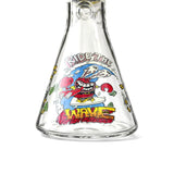 10" Delta Trip Chaos Collage Beaker Glass Bong
