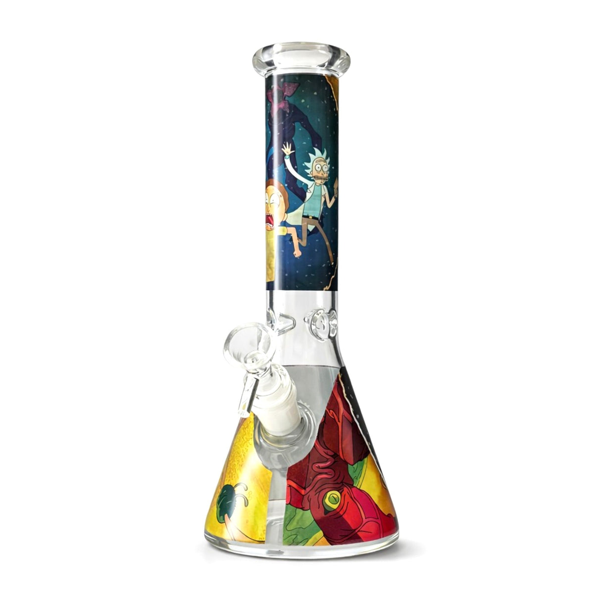 Portal Series 10" Multiverse Graphic Beaker Glass Bong