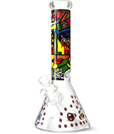Urban Glyph 12.5" 7mm Designer Beaker Glass Bong