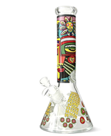 Urban Glyph 12.5" 7mm Designer Beaker Glass Bong