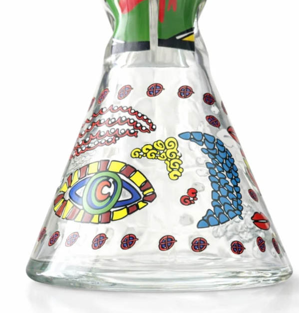 Urban Glyph 12.5" 7mm Designer Beaker Glass Bong