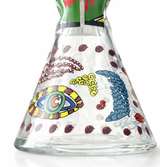 Urban Glyph 12.5" 7mm Designer Beaker Glass Bong