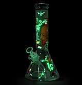 Urban Glyph 12.5" 7mm Designer Beaker Glass Bong