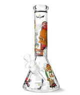 Urban Glyph 12.5" 7mm Designer Beaker Glass Bong