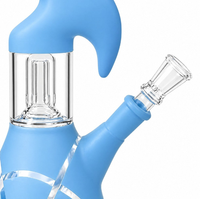 10" Matte Colour Zong Bong with 14 mm Bowl