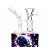 Cosmic Pulse 7.5" Juice Box Glass Bong Travel Kit