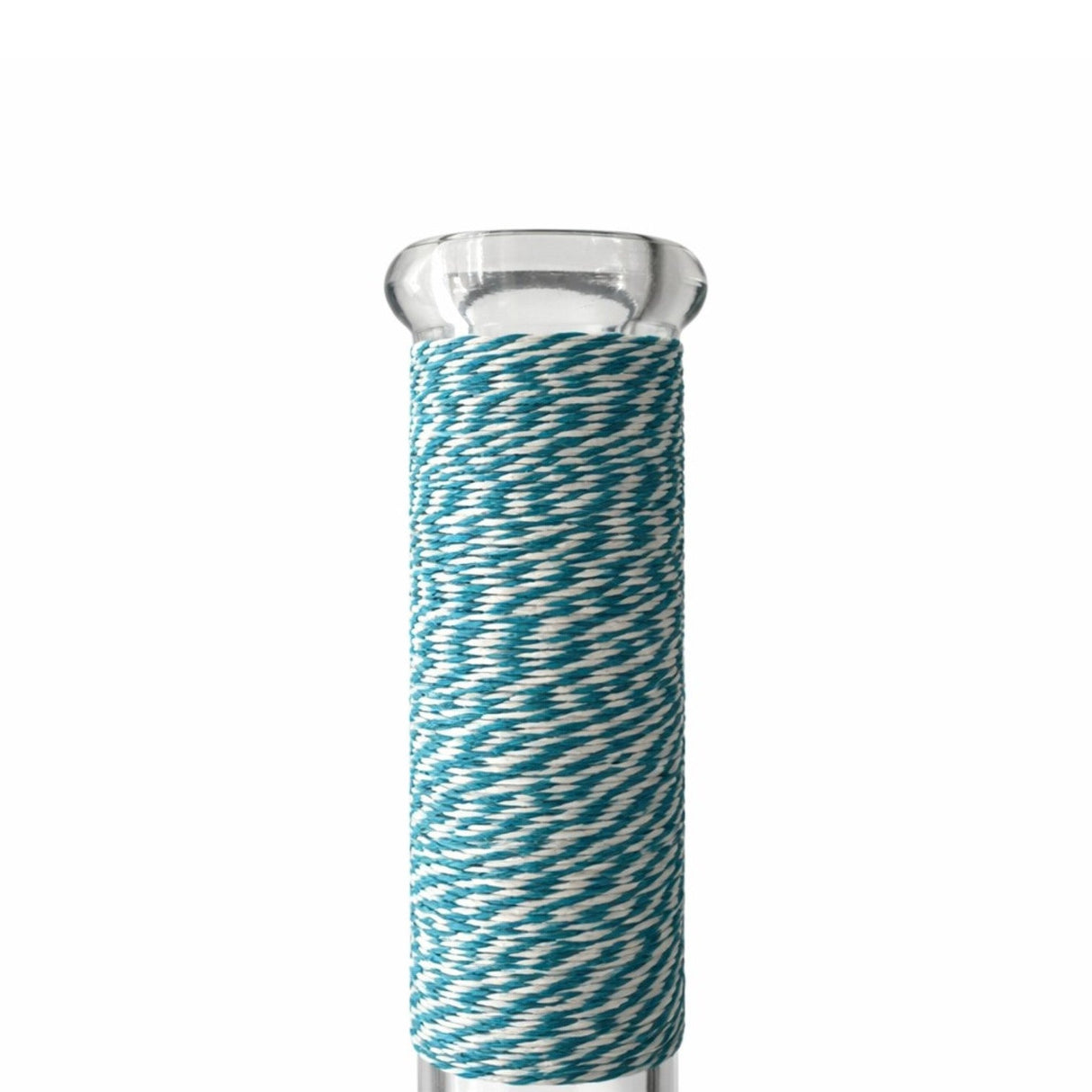 12.5" Braided Grip 7mm Beaker Glass Bong