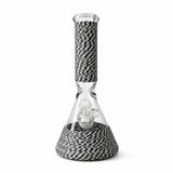 12.5" Braided Grip 7mm Beaker Glass Bong