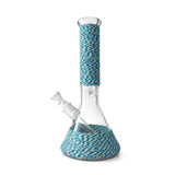 12.5" Braided Grip 7mm Beaker Glass Bong