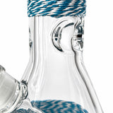 12.5" Braided Grip 7mm Beaker Glass Bong