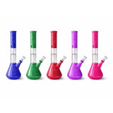12” Dual Chamber Showerhead Perc Beaker Bong – Assorted Colors
