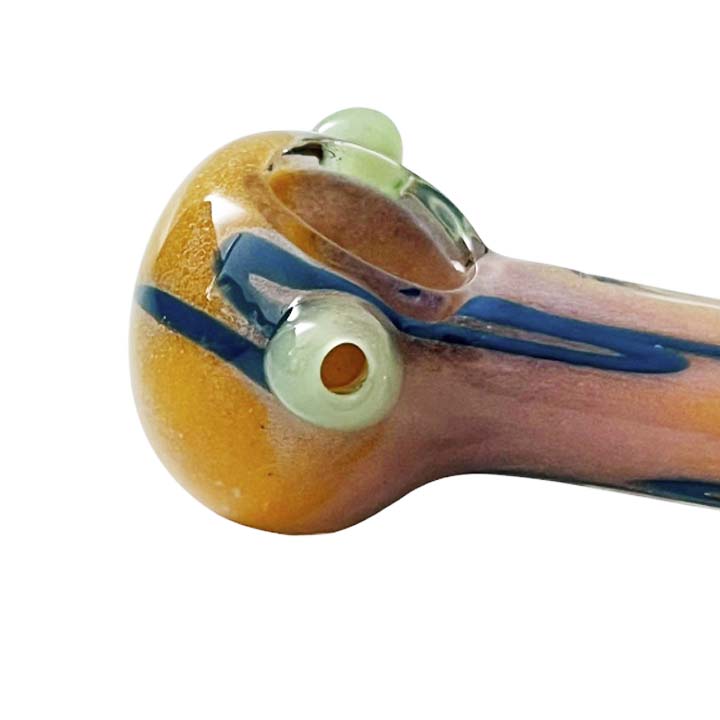 Super Supplys Inc Glass Pipe 4.5" Candy Glass Wand Design Pipe 2-Piece Set 4.5" Candy Glass Wand Pipe 2-Pack | Canada
