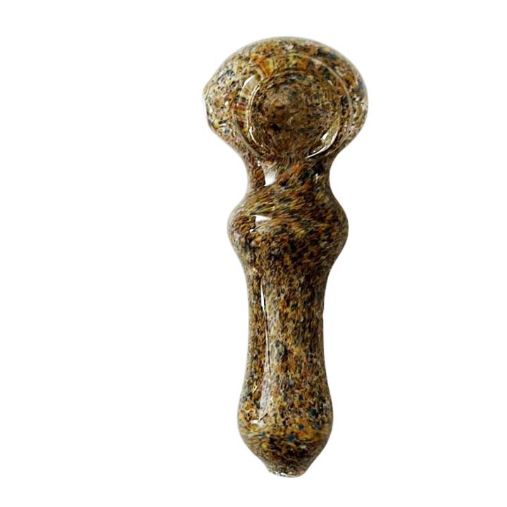 4.5" Sunstone Pebble Assorted Glass Spoon Pipe 2-Pack