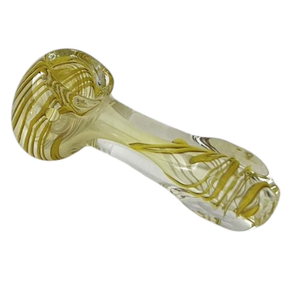 Super Supplys Inc Glass Pipe 3" StripeWave Glass Spoon Pipe 2-Piece Set - Assorted Colours 3" StripeWave Glass Spoon Pipe 2-Pack | Canada