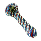 4.5" Fusion Spin Spiral Spoon Glass Pipe 2-Pack