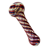 4.5" Fusion Spin Spiral Spoon Glass Pipe 2-Pack