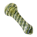 4.5" Fusion Spin Spiral Spoon Glass Pipe 2-Pack
