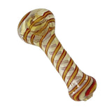 4.5" Fusion Spin Spiral Spoon Glass Pipe 2-Pack