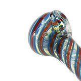 4.5" Fusion Spin Spiral Spoon Glass Pipe 2-Pack