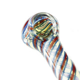 4.5" Fusion Spin Spiral Spoon Glass Pipe 2-Pack