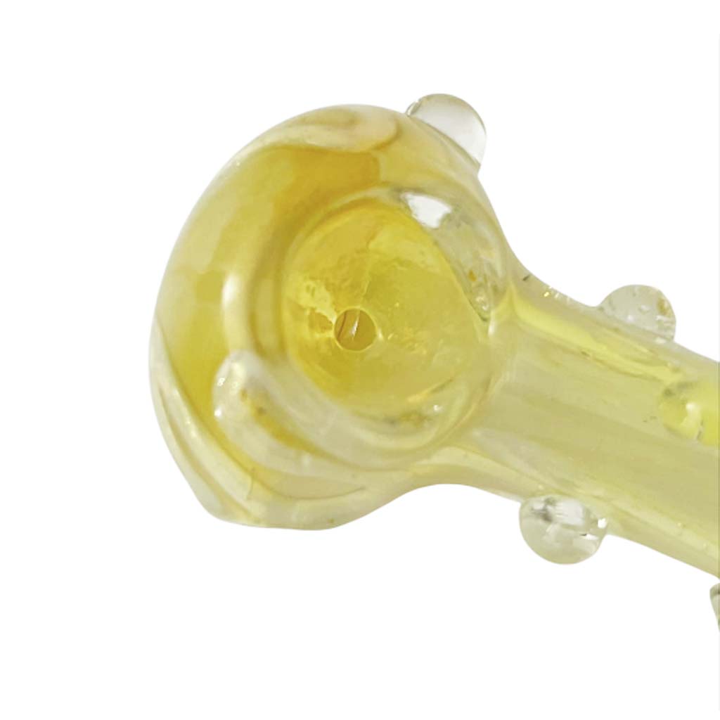 Super Supplys Inc Glass Pipe 3.5" DripCore Yellow Bubble Glass Spoon Pipe 2-Piece Set 3.5" DripCore Glass Spoon Pipe 2-Pack | Canada